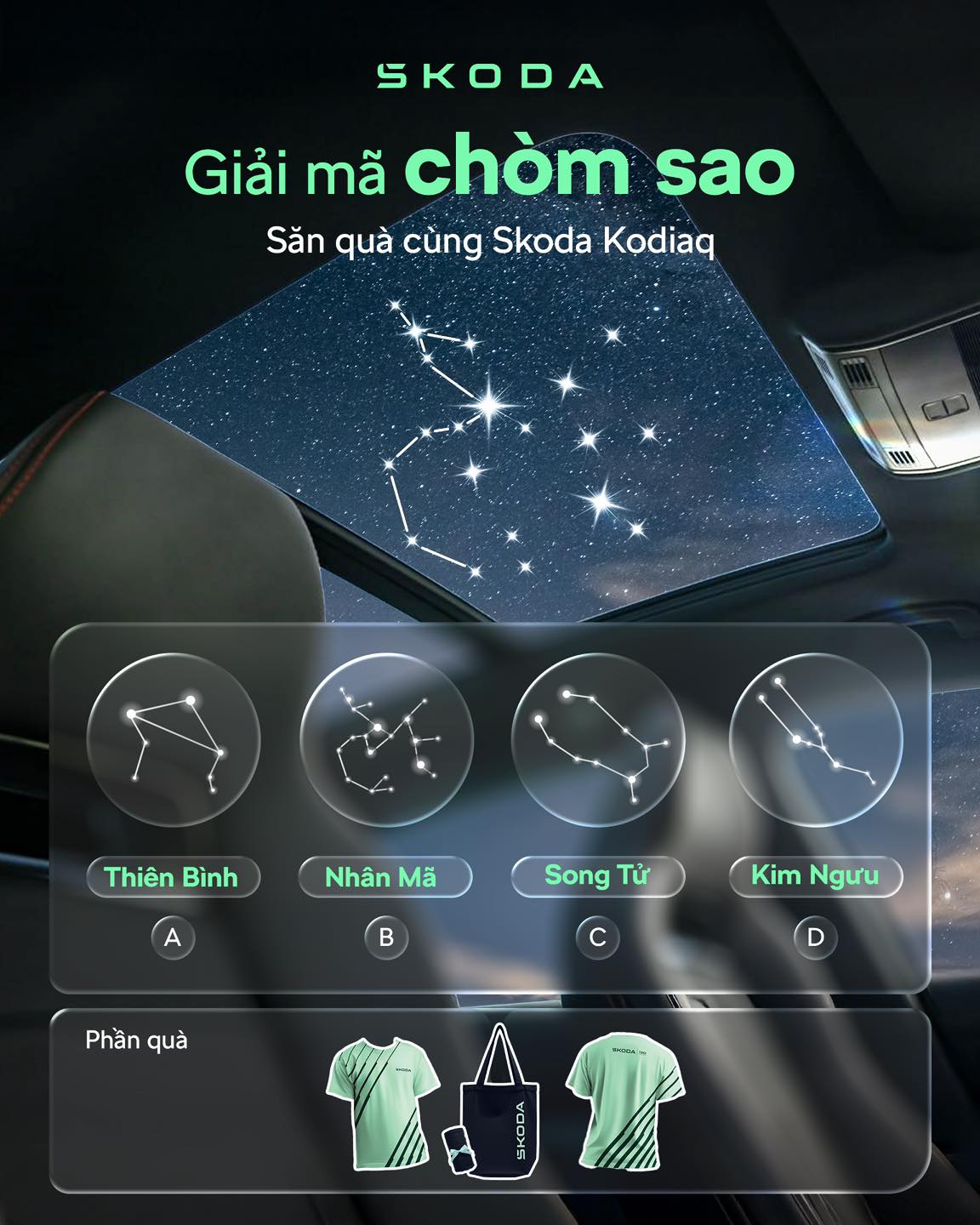 Skoda Giải mã chòm sao cùng Kodiaq