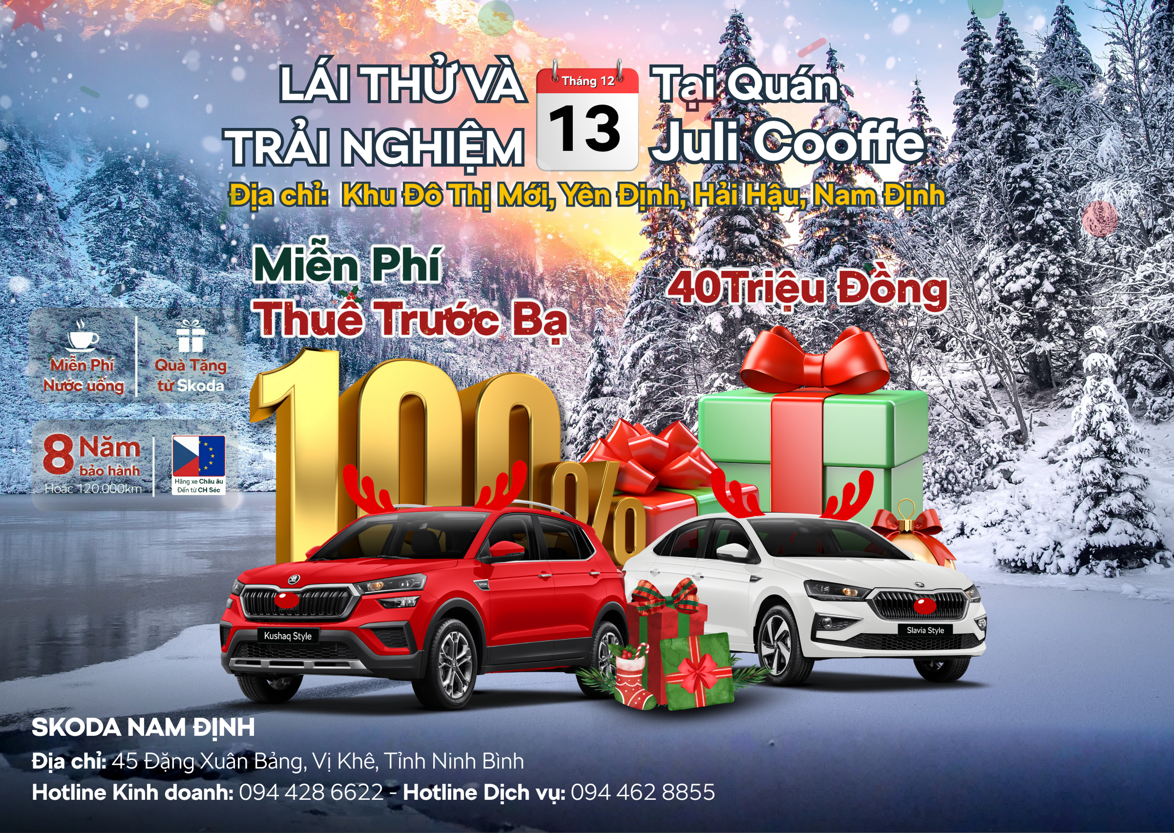 Lái thử Skoda Slavia và Skoda Kushaq – Trải nghiệm xe châu Âu cùng Skoda Nam Định tại Hải Hậu