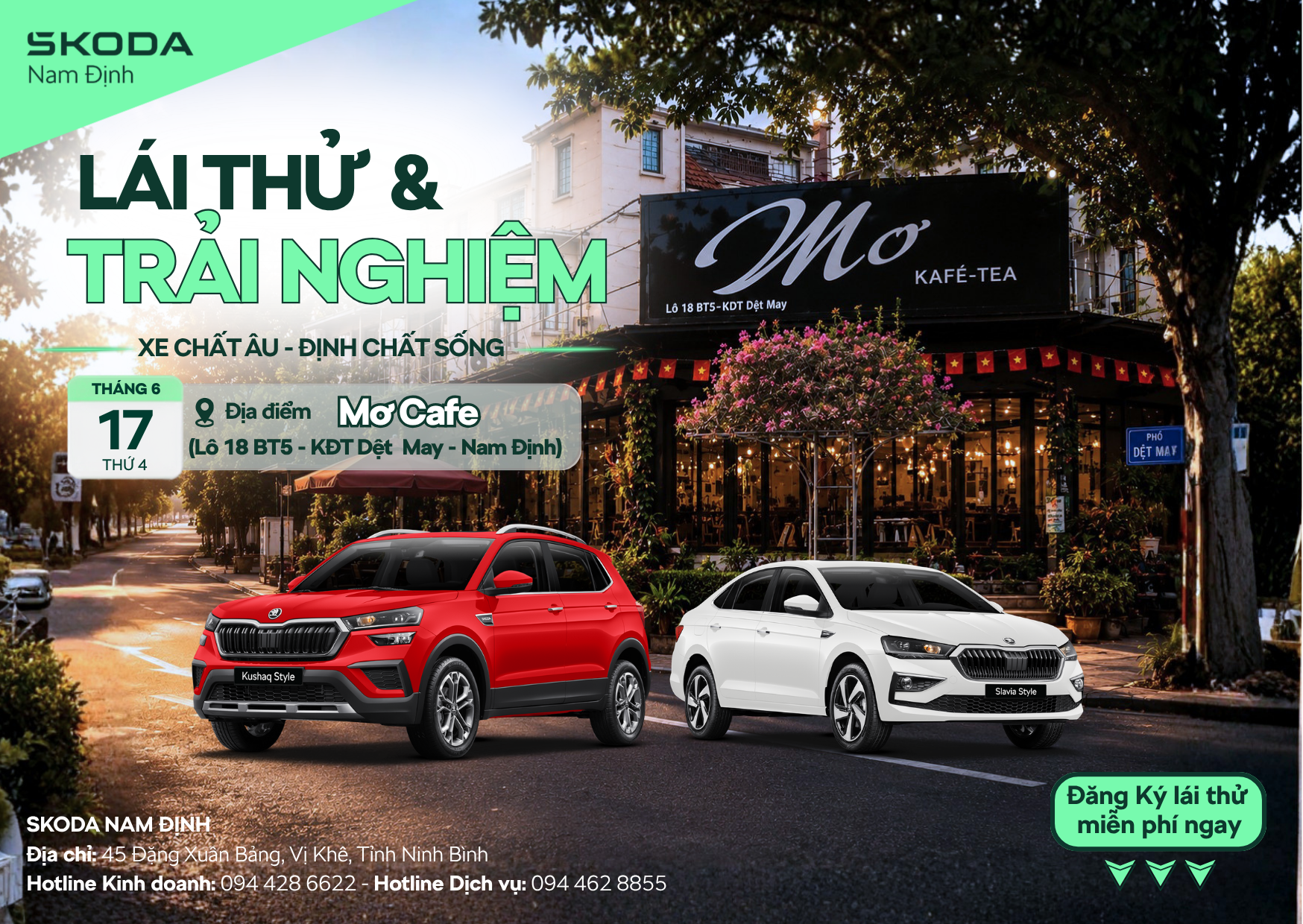 Lái thử xe Skoda Nam Định